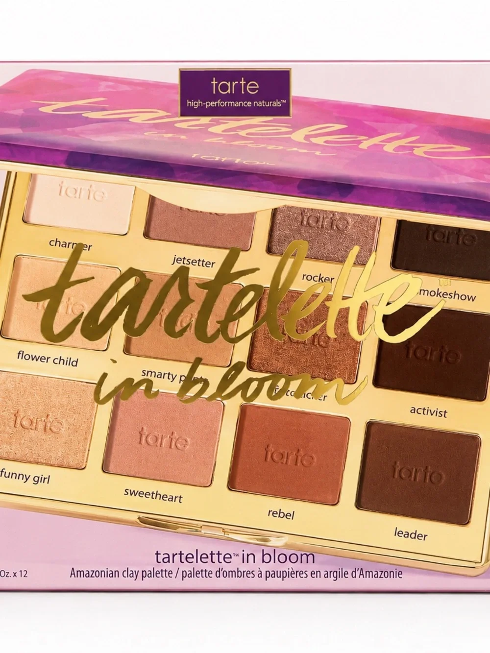 tarte Tartelette In Bloom Eyeshadow Palette - Pink, Peach & Brown Neutrals RT$49